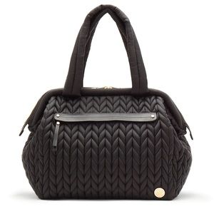 Happ Diaper Bag-Paige Carryall in black
